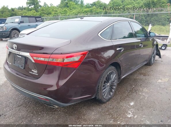 4T1BK1EB9GU221582 2016 TOYOTA AVALON Бордовый 