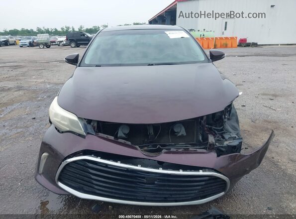 4T1BK1EB9GU221582 2016 TOYOTA AVALON Бордовый 