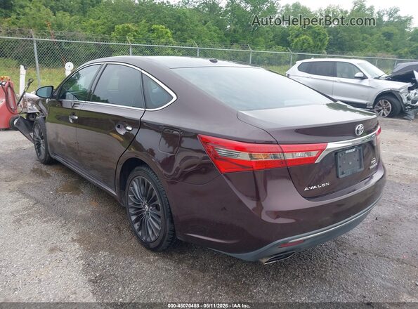 4T1BK1EB9GU221582 2016 TOYOTA AVALON Бордовый 