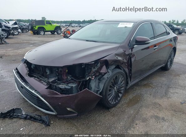 4T1BK1EB9GU221582 2016 TOYOTA AVALON Бордовый 