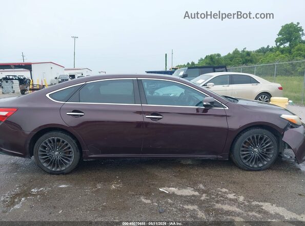 4T1BK1EB9GU221582 2016 TOYOTA AVALON Бордовый 