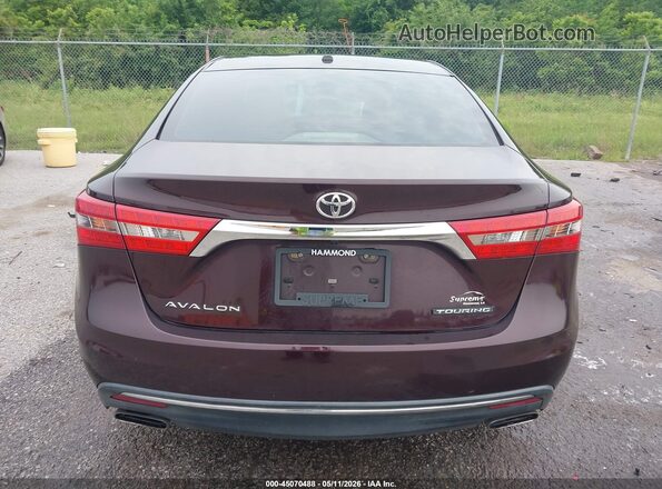 4T1BK1EB9GU221582 2016 TOYOTA AVALON Бордовый 