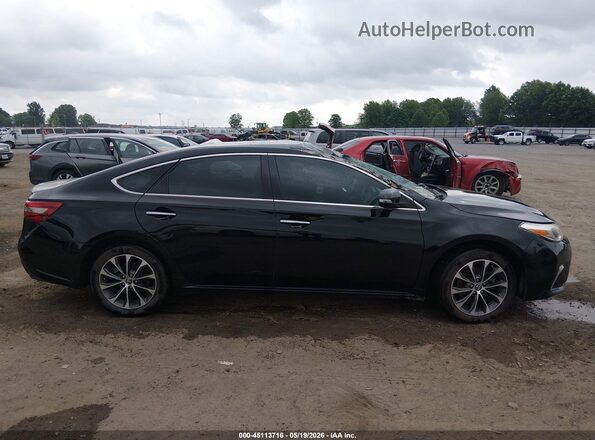 4T1BK1EBXHU253748 2017 TOYOTA AVALON Black უკანა სალონის ხედი