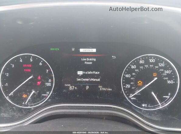 4T1BZ1FB0KU036002 2019 TOYOTA AVALON Silver უკანა სავარძლების ხედი
