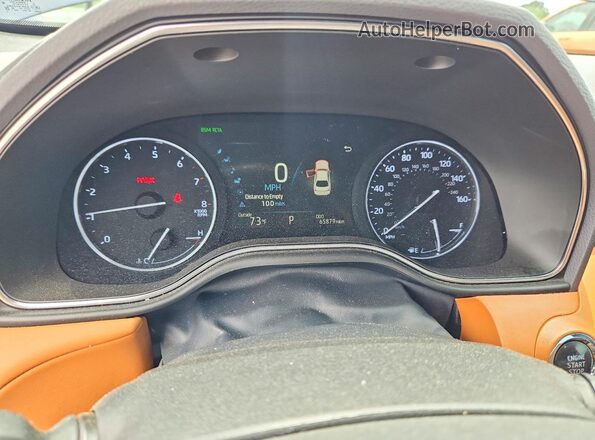 4T1BZ1FB4KU024211 2019 TOYOTA AVALON Blue ხელსაწყოთა პანელის ხედი