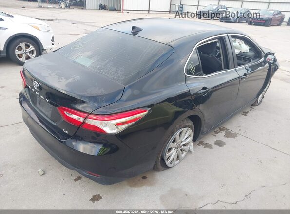 4T1C11AK6LU366165 2020 TOYOTA LE Black Задня права чверть
