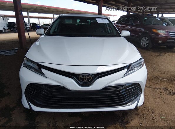 4T1C11AK7LU397215 2020 TOYOTA CAMRY White Widok zestawu wskaźników