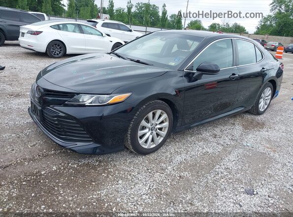 4T1C11AK7LU927084 2020 TOYOTA CAMRY Black Առջևի ձախ երեք քառորդ տեսարան