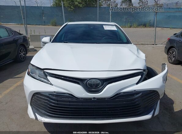 4T1C11AK8LU343552 2020 TOYOTA CAMRY White Widok deski rozdzielczej