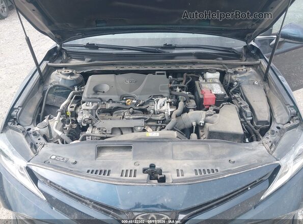 4T1C11BK0LU014357 2020 TOYOTA CAMRY Black უკანა ხედი