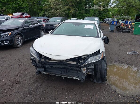 4T1C31AK7MU022355 2021 TOYOTA CAMRY Белый Вид щитка приборов