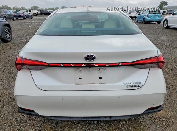4T1D21FB8LU018989 2020 TOYOTA AVALON White Вид ззаду