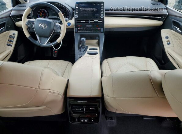 4T1D21FB8LU018989 2020 TOYOTA AVALON White Вид панелі приладів