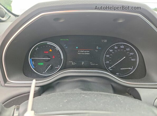 4T1DA1AB3NU014040 2022 TOYOTA AVALON White Vista del cuadro de instrumentos