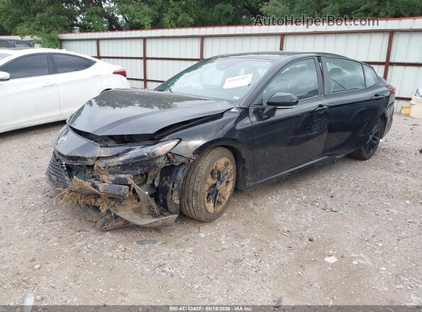 4T1DAACK0SU061504 2025 TOYOTA CAMRY Black Առջևի ձախ երեք քառորդ տեսարան