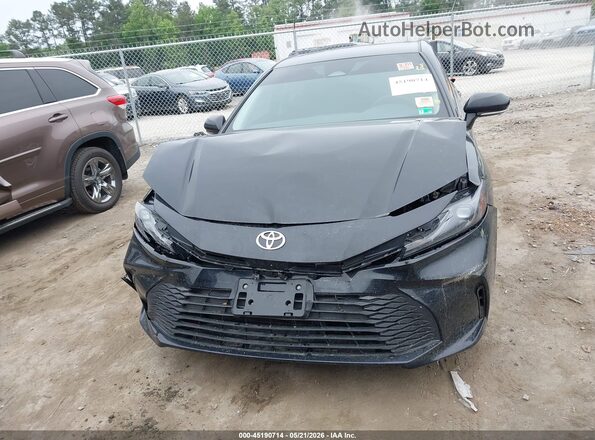 4T1DAACK0SU154328 2025 TOYOTA CAMRY Black Instrument cluster view