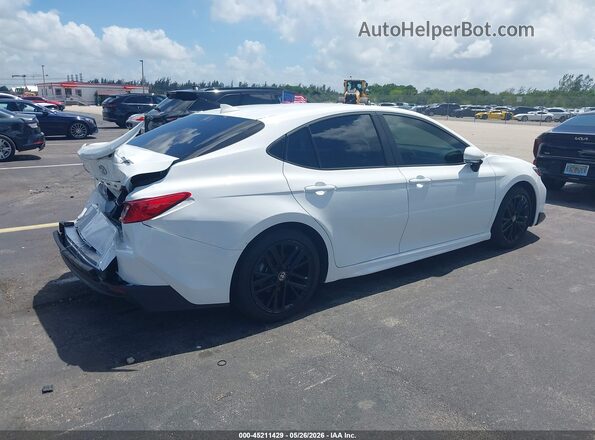 4T1DAACK0SU208632 2025 TOYOTA CAMRY White უკანა მარჯვენა