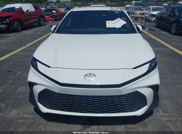 4T1DAACK0SU208632 2025 TOYOTA CAMRY White ხელსაწყოთა პანელის ხედი