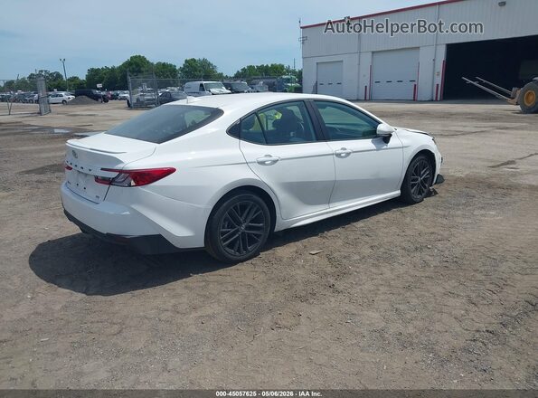 4T1DAACK0TU250252 2026 TOYOTA CAMRY White Задня права чверть
