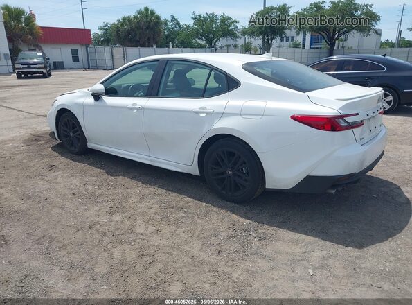 4T1DAACK0TU250252 2026 TOYOTA CAMRY White Задня ліва чверть