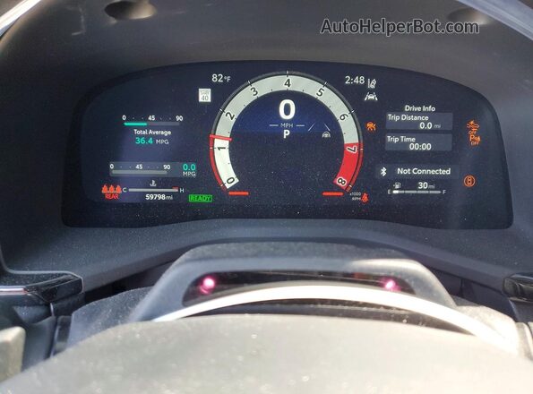 4T1DAACK1SU037390 2025 TOYOTA CAMRY Красный Вид щитка приборов