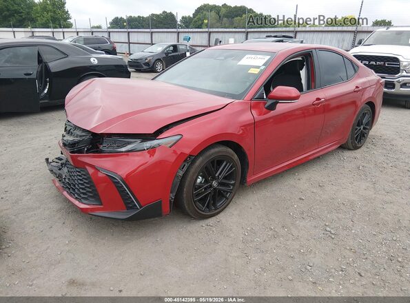 4T1DAACK1SU039088 2025 TOYOTA CAMRY Red Передня ліва чверть