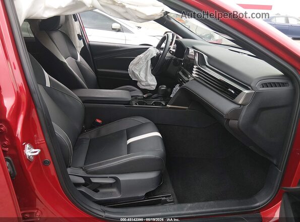 4T1DAACK1SU039088 2025 TOYOTA CAMRY Red Вид салону спереду