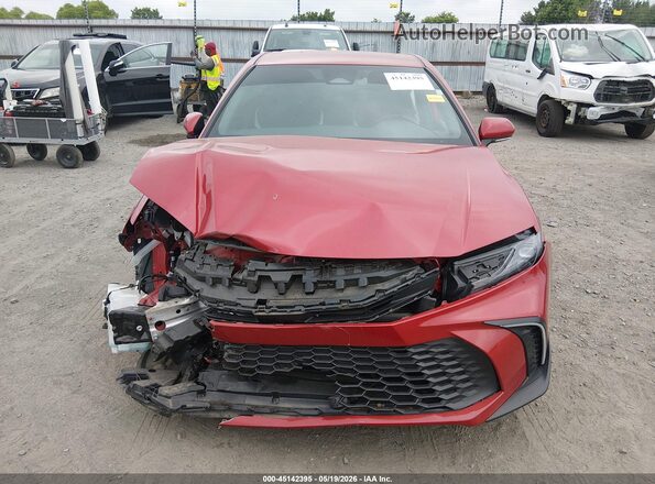 4T1DAACK1SU039088 2025 TOYOTA CAMRY Red Вид задньої частини салону