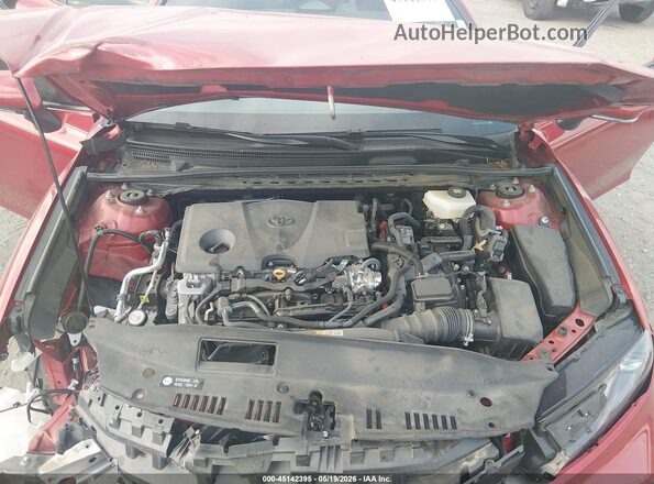 4T1DAACK1SU039088 2025 TOYOTA CAMRY Red Вид ззаду