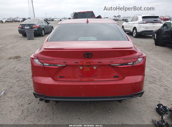 4T1DAACK1SU039088 2025 TOYOTA CAMRY Red 