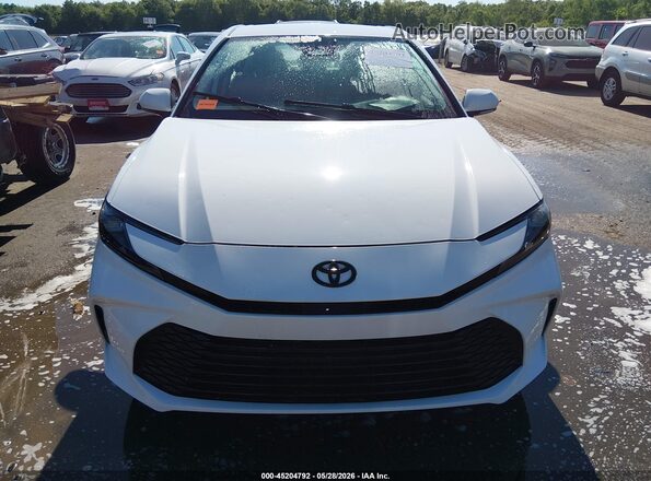 4T1DAACK1SU508258 2025 TOYOTA CAMRY White Widok zestawu wskaźników