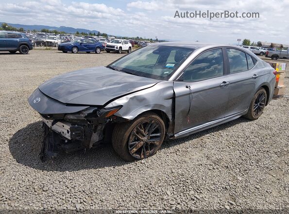 4T1DAACK1SU508745 2025 TOYOTA CAMRY Gray წინა მარცხენა ხედი სამი მეოთხედიდან