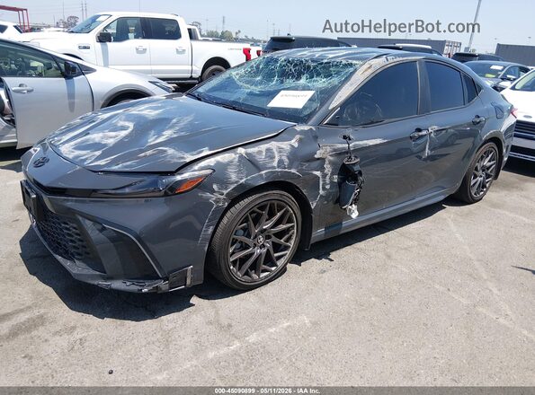 4T1DAACK1SU617240 2025 TOYOTA CAMRY Gray Առջևի ձախ երեք քառորդ տեսարան