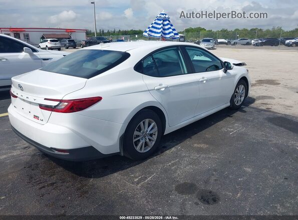 4T1DAACK1TU694336 2026 TOYOTA CAMRY Белый Задняя правая четверть