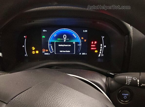 4T1DAACK1TU702533 2026 TOYOTA CAMRY Белый Вид щитка приборов