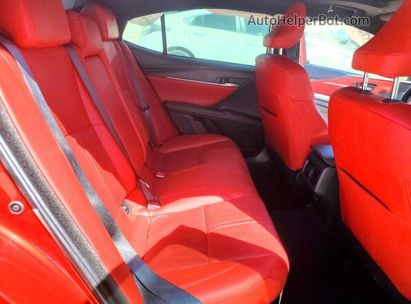 4T1DAACK2SU134839 2025 TOYOTA CAMRY Красный Вид задних сидений