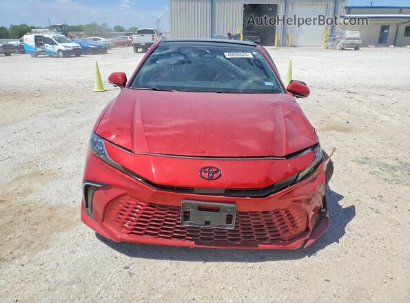 4T1DAACK2SU134839 2025 TOYOTA CAMRY Красный Вид спереди