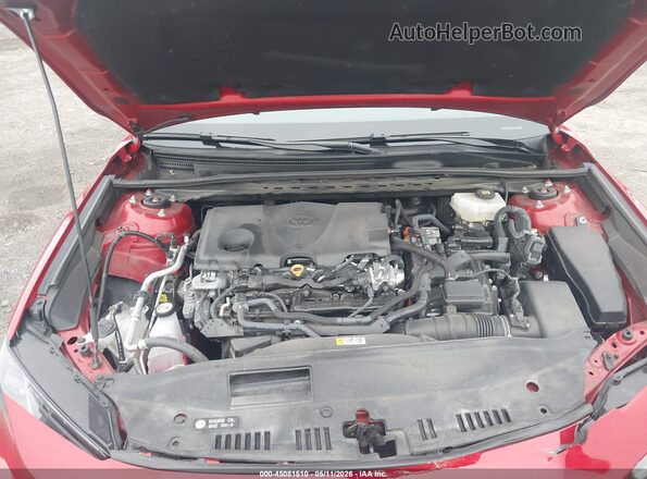 4T1DAACK2SU198038 2025 TOYOTA CAMRY Red Հետևի տեսք