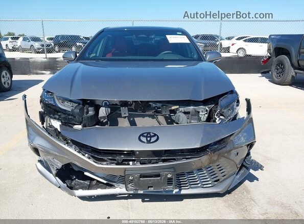 4T1DAACK2SU562183 2025 TOYOTA CAMRY Gray Instrument cluster view