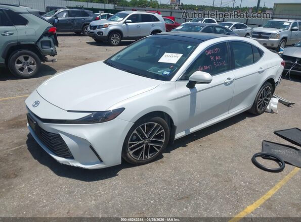 4T1DAACK2SU570297 2025 TOYOTA CAMRY White Առջևի ձախ երեք քառորդ տեսարան