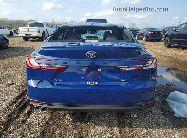 4T1DAACK3SU136664 2025 TOYOTA CAMRY Синий Вид сзади