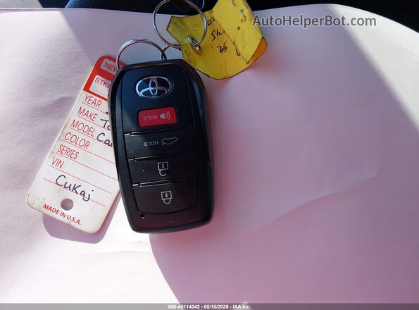 4T1DAACK3SU188117 2025 TOYOTA CAMRY Черный Вид панели приборов