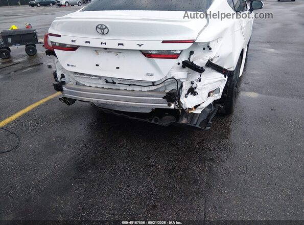 4T1DAACK3SU512991 2025 TOYOTA CAMRY White წინა ხედი