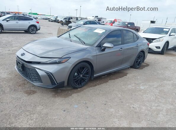 4T1DAACK3SU538376 2025 TOYOTA CAMRY Gray Передня ліва чверть