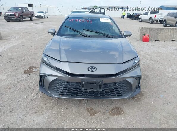 4T1DAACK3SU538376 2025 TOYOTA CAMRY Gray Вид щитка приладів