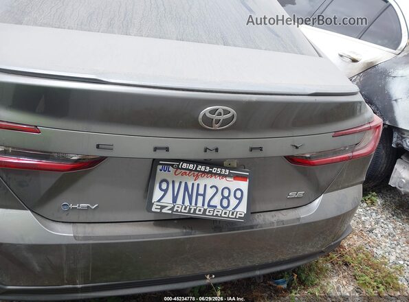 4T1DAACK3SU616624 2025 TOYOTA CAMRY Gray 