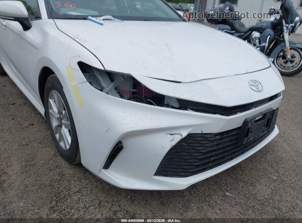 4T1DAACK3SU632161 2025 TOYOTA LE Белый Вид спереди