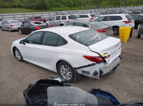 4T1DAACK3SU632161 2025 TOYOTA LE Белый Задняя левая четверть