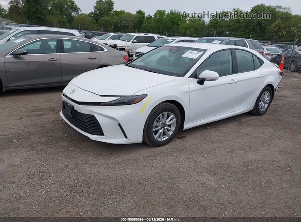 4T1DAACK3SU632161 2025 TOYOTA LE Белый Передняя левая четверть