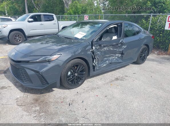4T1DAACK3TU655182 2026 TOYOTA CAMRY Gray Առջևի ձախ երեք քառորդ տեսարան